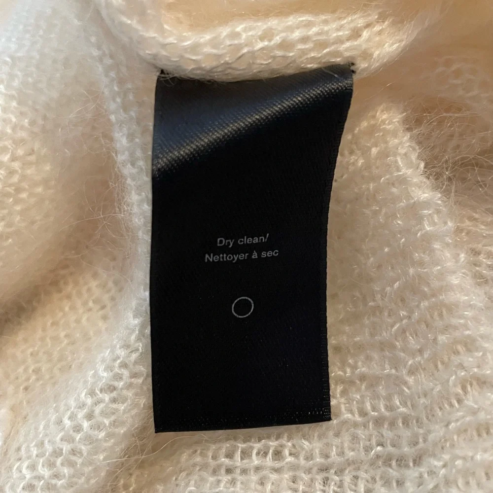 Rag & Bone Milton Crew Ivory Sweater XS - Picture 5 of 8
